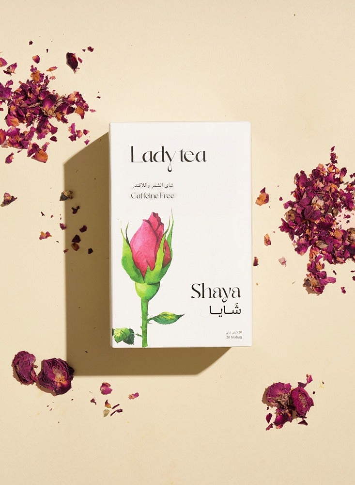 شايا شاي الشمر واللافندر طبيعي 100%، 20 كيس - Image 1