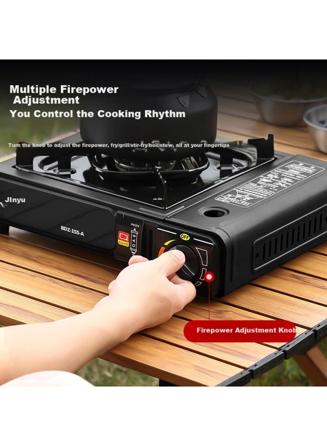 Jinyu Jinyu Outdoor Portable Camping Stove Gas Stove Windproof Gas Burner Gas Cooker For Picnic And Camping - Image 3