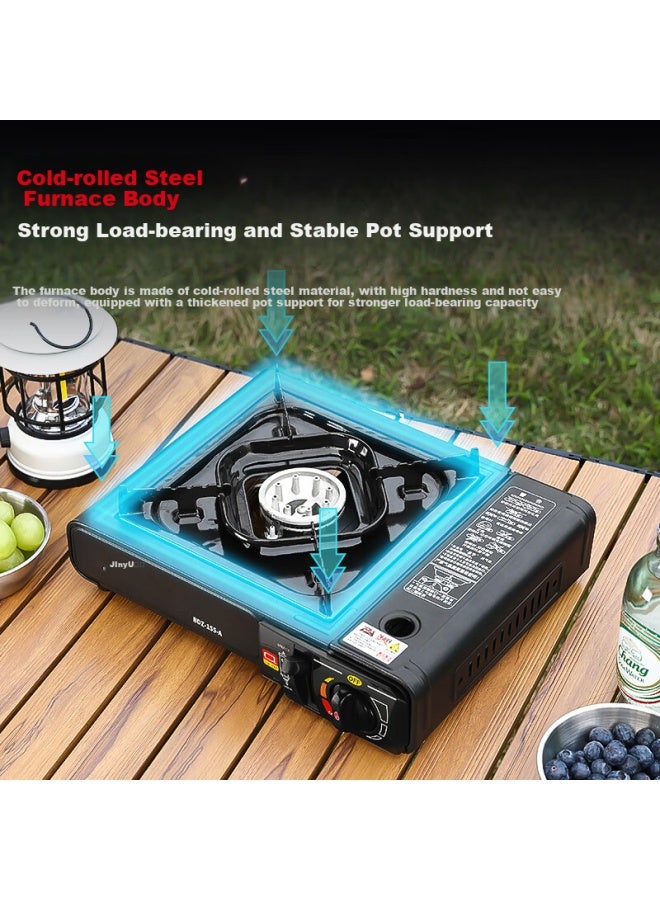 Jinyu Jinyu Outdoor Portable Camping Stove Gas Stove Windproof Gas Burner Gas Cooker For Picnic And Camping - Image 4