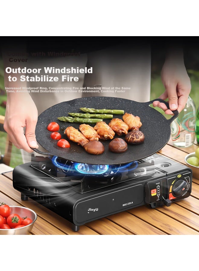 Jinyu Jinyu Outdoor Portable Camping Stove Gas Stove Windproof Gas Burner Gas Cooker For Picnic And Camping - Image 2