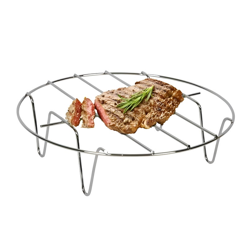 Cooling Rack - Stainless Steel 40cm Round Baking Rack for Cakes, Bread, and Grilling - Durable, Heat-Resistant, Easy to Clean, Essential for Home and Professional Kitchens - Image 4