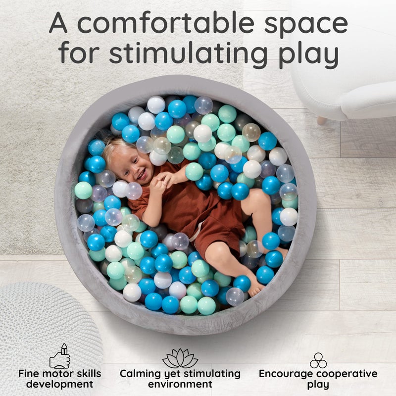 Fulton & Ivy Fulton  Ivy Premium Baby and Toddler Ball Pit 35x118  Easy to Clean Memory Foam Ball Pit Made with NonToxic Materials  Durable Ball Pits for Toddlers 13 Balls Not Included - Image 3