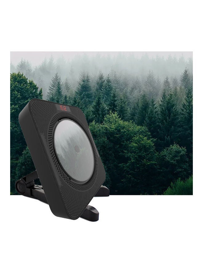 NIBEMINENT Portable CD Player Wall Mountable Speaker YHS-08C Black  - Image 2