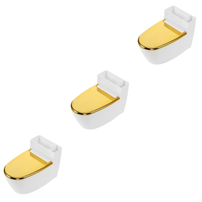 3 Pack Cute Wall Mounted Ashtray With Lid Portable Smoking Tray For Bathroom - Image 2