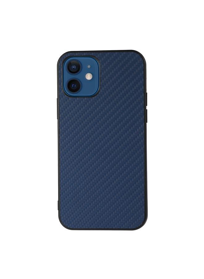 Zaboon Case For iPhone 12 Carbon Fiber Skin PU + PC + TPU Shockprof Protective Case - Image 1