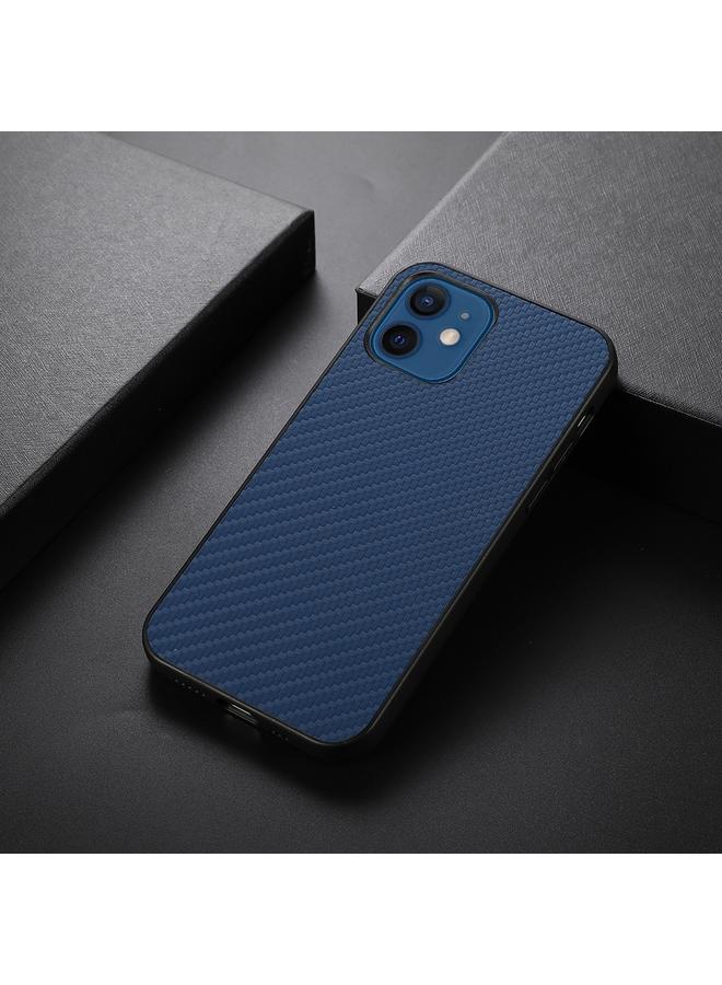 Zaboon Case For iPhone 12 Carbon Fiber Skin PU + PC + TPU Shockprof Protective Case - Image 2