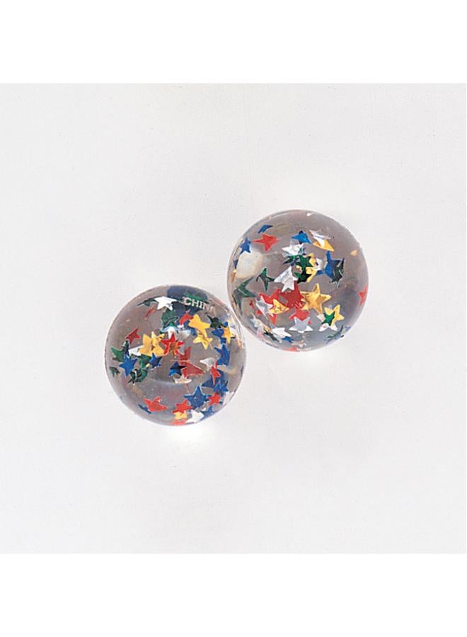 Unique 12 كرة قفز نجوم شفافة - Image 1