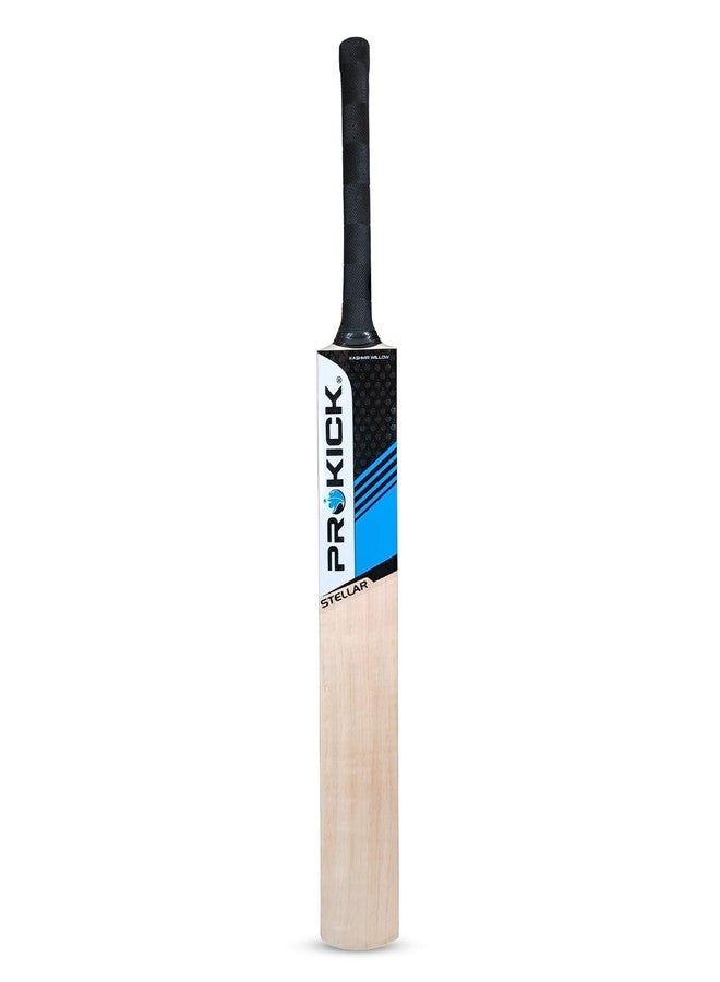 Prokick Stellar Kashmir Willow Cricket Bat (Suitable for Both Leather Ball and Hard Tennis Ball, Playing Style : All-Round, Short Handle Mens) - Image 2