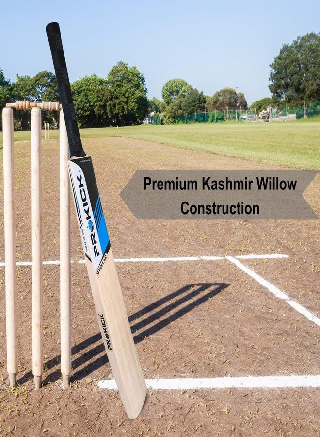 Prokick Stellar Kashmir Willow Cricket Bat (Suitable for Both Leather Ball and Hard Tennis Ball, Playing Style : All-Round, Short Handle Mens) - Image 5