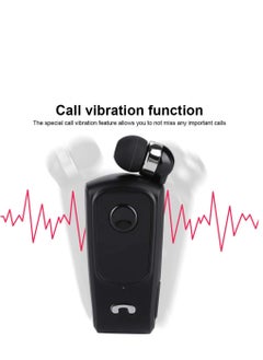 KASTWAVE Bluetooth Headset, Wireless Retractable Handsfree Earpiece Sports Bluetooth 5.1 Headset Single with Mic Noise Cancelling In-ear Earphone for Driver, Trucker, Bike, Sports, etc  - Image 5