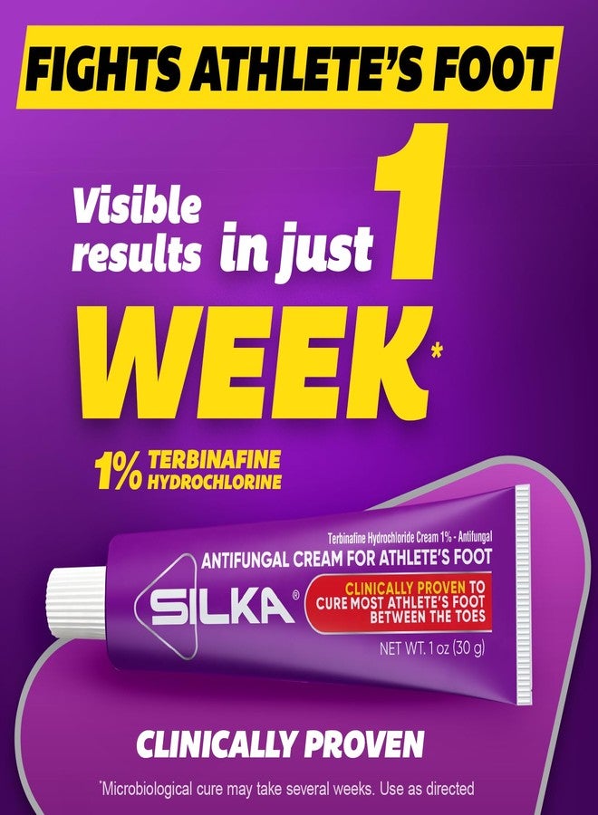 Silka Max Strength Antifungal Liquid & Cream Set - Powerful Relief for Toenail Fungus, Athlete's Foot, and Ringworm, Itch and Burn Relief - Image 4