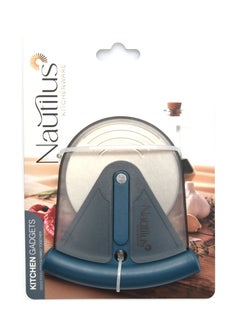 Nautilus Pizza Cutter With Sheath Blue Color 11.5X10.4X1.7 Cm