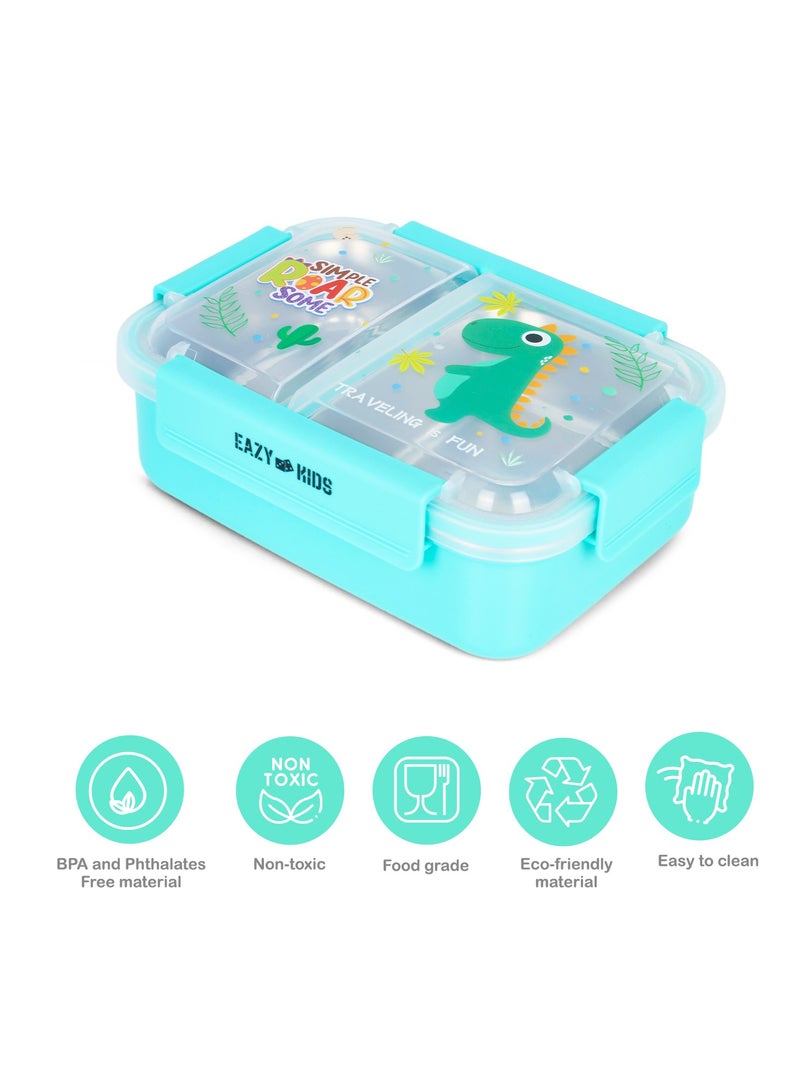 Eazy Kids صندوق غداء سهل للأطفال - ديناصور أخضر - Image 3