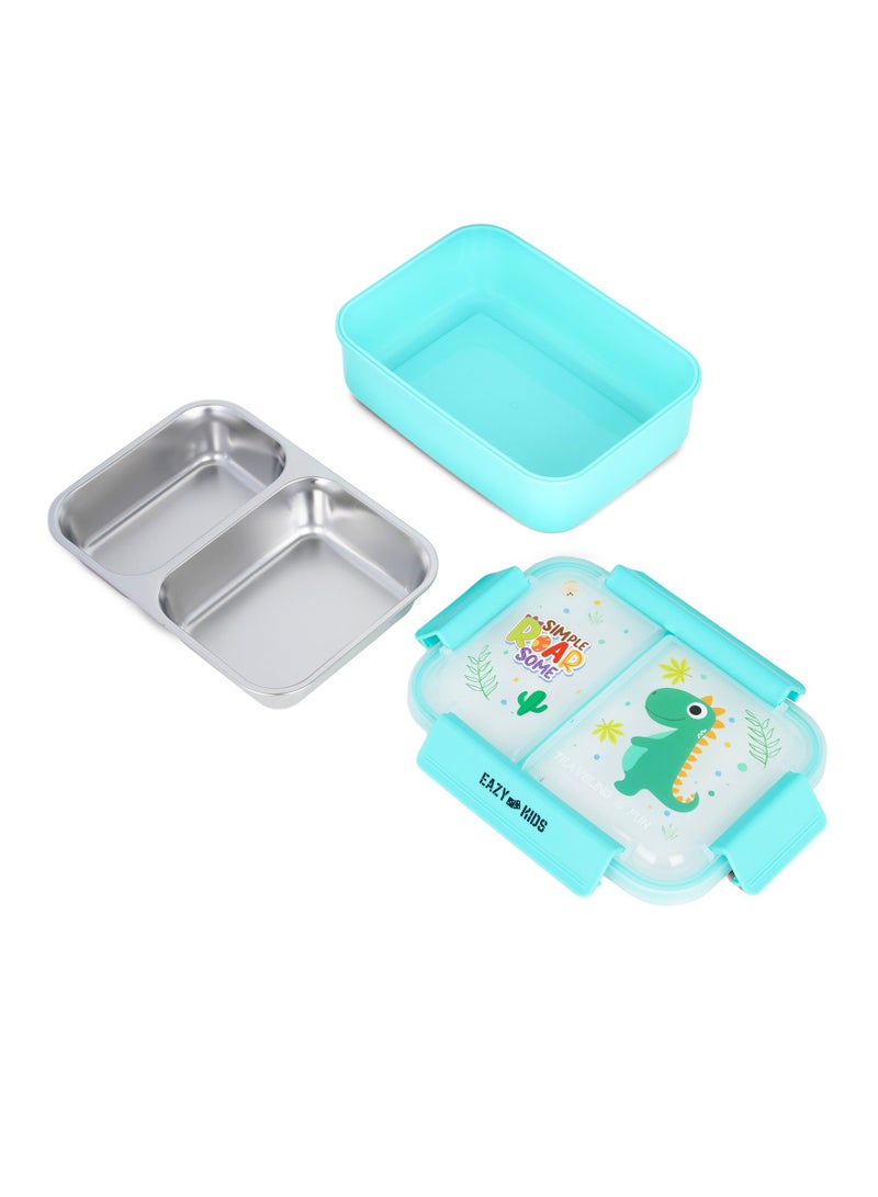 Eazy Kids صندوق غداء سهل للأطفال - ديناصور أخضر - Image 2