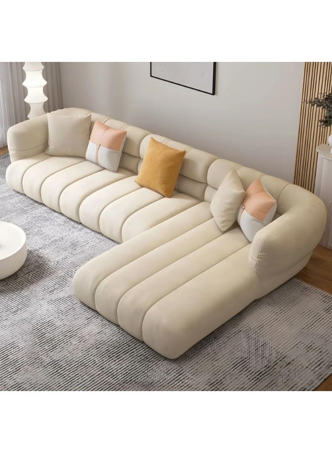 Comfynest Comfynest L-Shape Sectional Sofa with Chair and Ottoman – Stylish, Versatile & Comfortable (Left Chaise)  - Image 4
