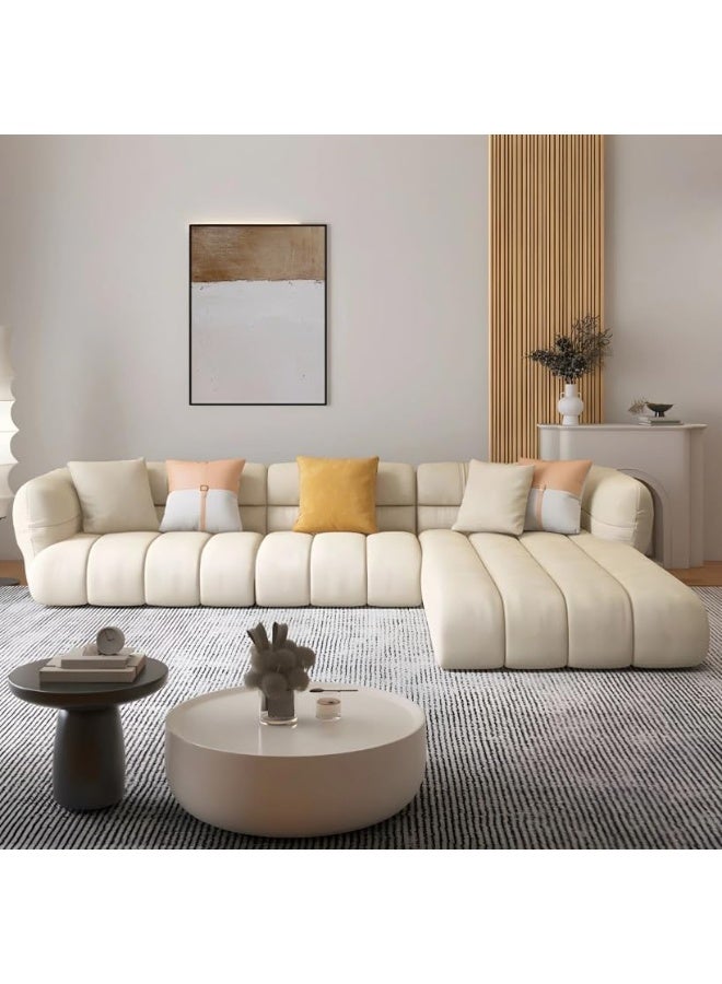 Comfynest Comfynest L-Shape Sectional Sofa with Chair and Ottoman – Stylish, Versatile & Comfortable (Left Chaise)  - Image 3
