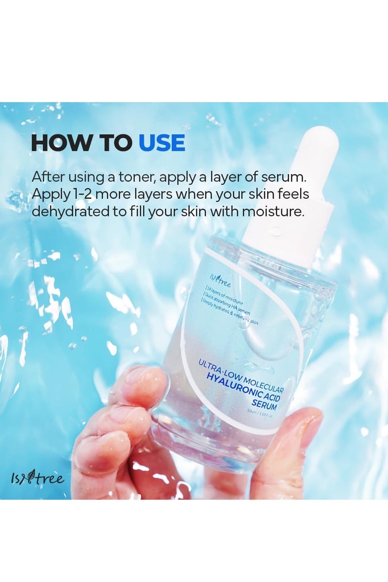 IsNtree Ultra-low Molecular Hyaluronic Acid Serum 50ml - Image 2