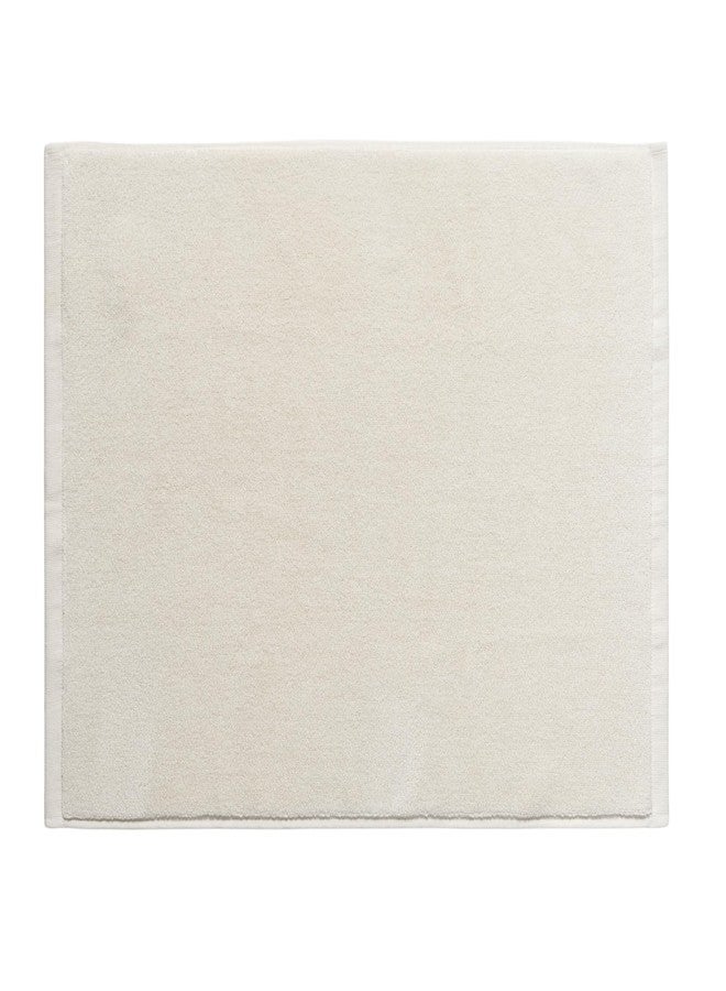 Coyuchi Classic Organic Cotton Terry Bath Mat 19"x 32", Undyed, Quick-Dry, Highly Absorbent, Soft, Lightweight, 100% GOTS Certified, - Image 1