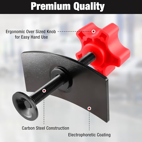 WORKPRO Brake Pad Spreader, Disc Brake Pad Spreader Tool, Brake Caliper Compressor Tool for Compressing Inner Pad, 360 Degree Swivel Joint Brake Piston Compression Tool for Cars & Light Trucks - Image 2