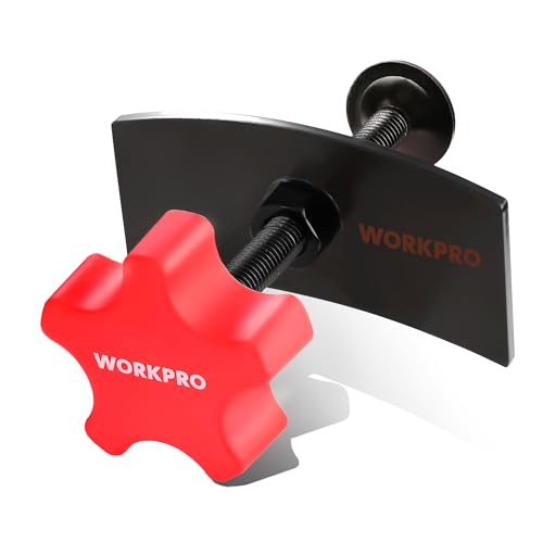 WORKPRO Brake Pad Spreader, Disc Brake Pad Spreader Tool, Brake Caliper Compressor Tool for Compressing Inner Pad, 360 Degree Swivel Joint Brake Piston Compression Tool for Cars & Light Trucks - Image 1