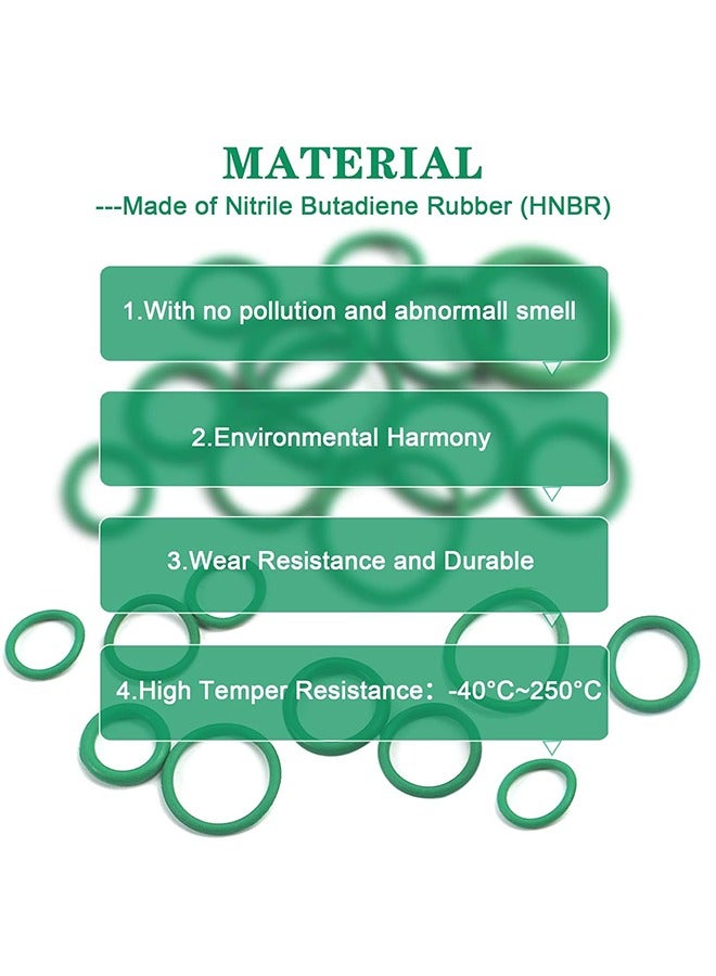 طقم دائري مطاطي 270 قطعة مع صندوق تخزين أخضر/شفاف - Image 4