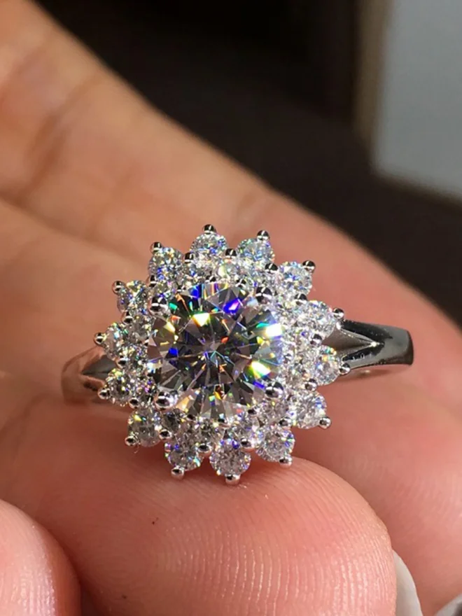 Styli  Embellished Snowflake Ring for Women | Best Price UAE