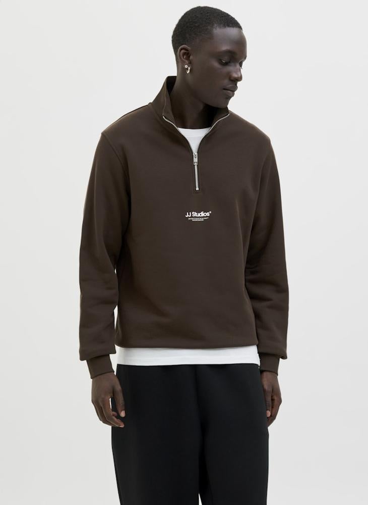 JACK & JONES Jjesoho Quarter Zip Sweatshirt  - Image 1