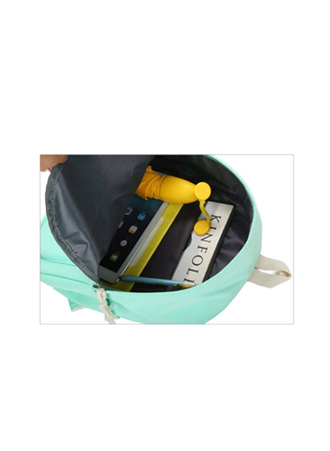 Fresh Green 6-Piece Fashion Sports Backpack Set - Image 2