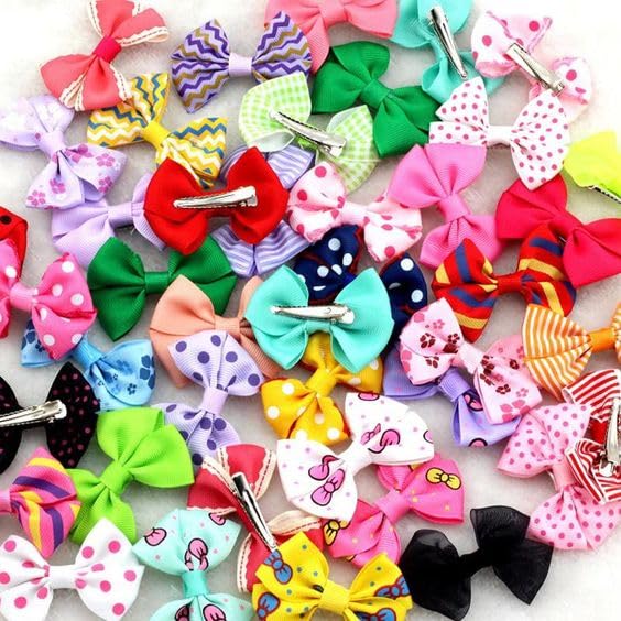 NEOBABY Alligator Bow Hair Pins – Cute Hair Accessories Clips for Girls, Kids, Babies & Toddlers (Assorted, Pack of 12 Pairs) - Image 2