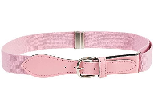 HOLD'EM HOLD’EM Kids Toddler Belt Leather Closure Elastic - Light Pink - Image 1