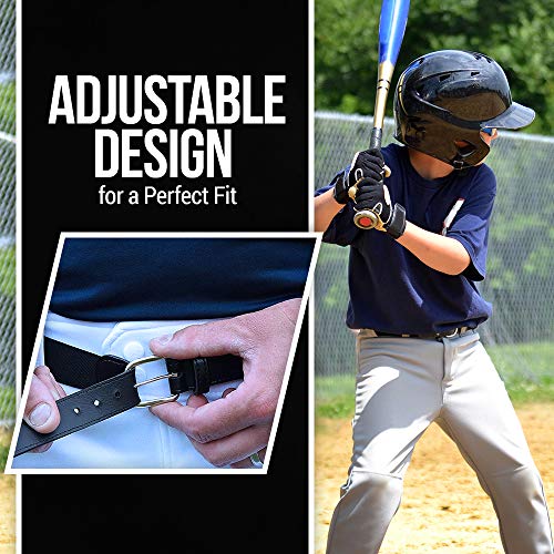 HOLD'EM HOLD’EM Kids Toddler Belt Leather Closure Elastic - Light Pink - Image 4