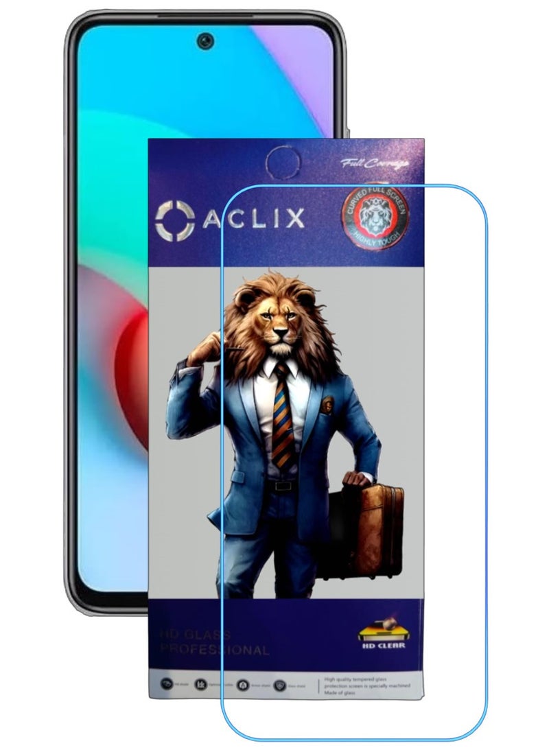 ACLIX Antistatic ESD Dustproof Premium Quality High Definition Clear Tempered Glass Screen Protector Designed For Xiaomi Redmi Note 11 4G - Image 1