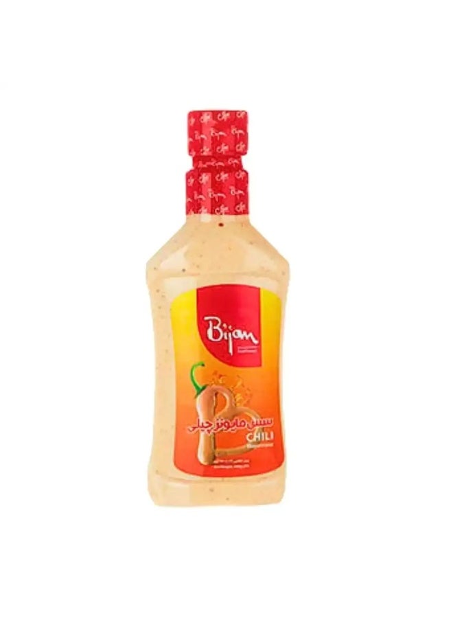 bijan مايونيز بيجان بالفلفل الحار لتتبيل السلطة - 440 جرام