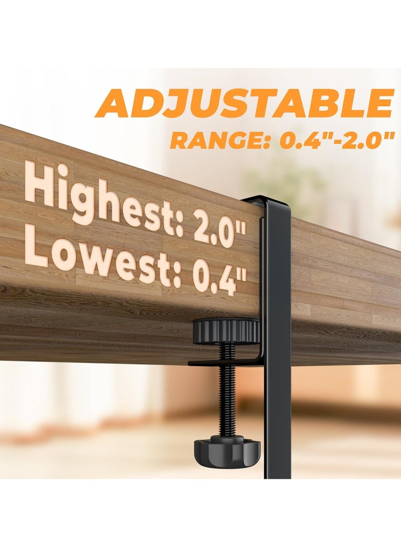 NNEWVANTE Under Desk Cable Management Tray, Cable Organizer, Cable Management Box, Cord Organizer for Desk, Under Desk Storage for Office Home - No Drill to Desk Cable Raceway - Image 4