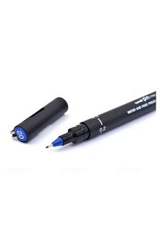 Uni Pin 6-Piece Fineline Pen Assorted Sizes Blue Ink  - Image 4