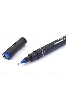 Uni Pin 6-Piece Fineline Pen Assorted Sizes Blue Ink  - Image 3