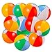 SCIONE Beach Balls Bulk 24 Pack 9 Inflatable Beachballs Swimming Pool Toys for Kids Summer Water Games Kids Birthday Party Favors LuaHawaiian Tropical Theme Decorations Supplies - Image 2