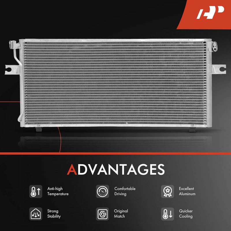 A-Premium A/C Condenser with Bracket for Nissan Altima 1993-1997 2.4L - Image 5