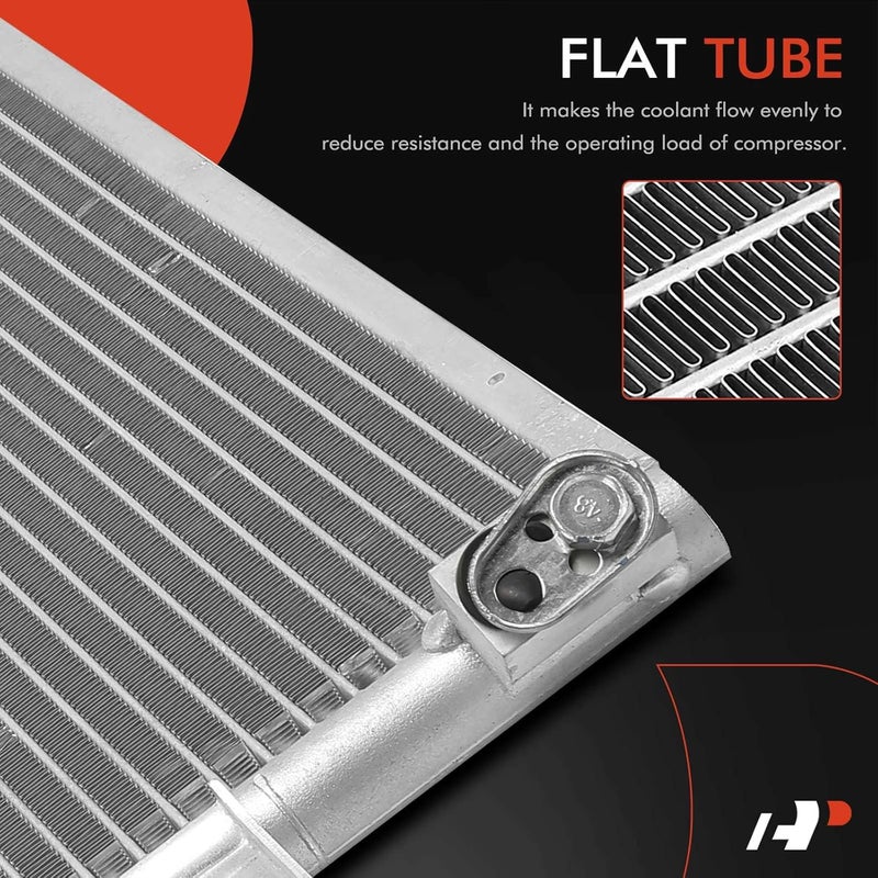 A-Premium A/C Condenser with Bracket for Nissan Altima 1993-1997 2.4L - Image 3