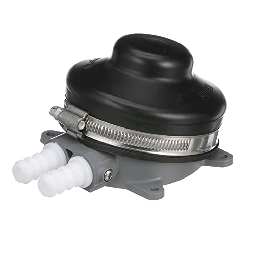 Whale GP4618 Babyfoot Manual Freshwater Galley Pump, Connects to ½-Inch Flexible Hose, 2.2 GPM Max Flow Rate Black - Image 1