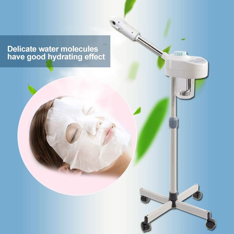 woobles Facial Steamer, Face Steamer for Facial Deep Cleaning, Hot Spray Machine Herbal Facial Steamer Moisturizing Sprayer for Beauty Salon, Extract Blackheads(US 220V)- - Image 2