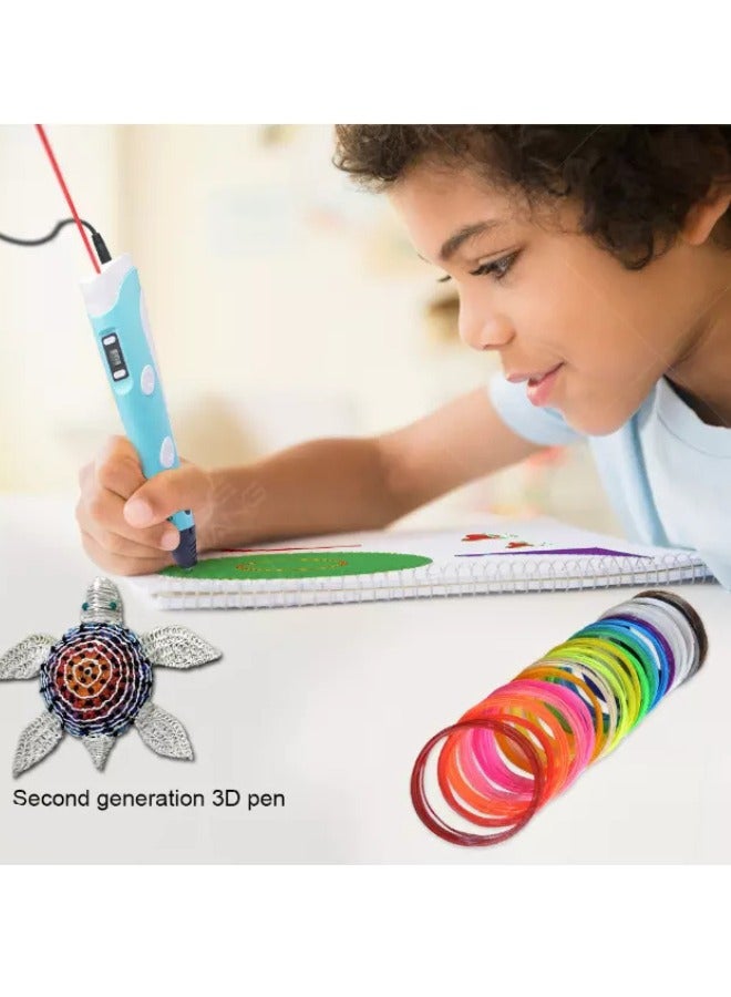 10-Piece Filament Refills For 3D Pen Multicolour  - Image 4