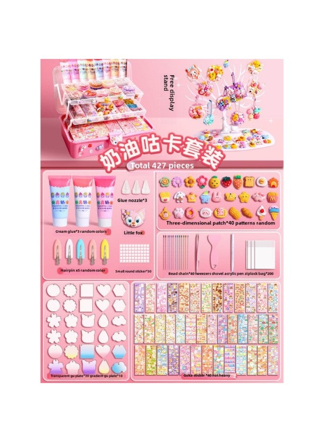 Children's Toys 8 10 Little Girl's Birthday 7 Girls 3 1 6 Years Old 5 Girls 9 3-Colour:Guka 427 Pieces/free Three-layer Storage Box - Image 1