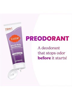 Lume Whole Body Deodorant —Safely and Effectively Fights Odor 72 Hour Odor Control Aluminum Free Baking Soda Free  - Image 3