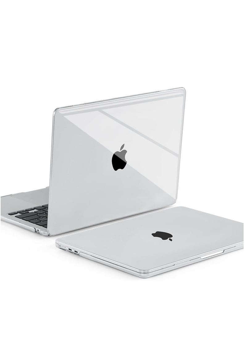 Clear Color Case Compatible with MacBook Air 15 Inch A2941 2023 Release Protective Snap On Hard Shell Cover for MacBook Air 15.3 Inch M2 Chip with Liquid Retina Display and Touch ID Frost