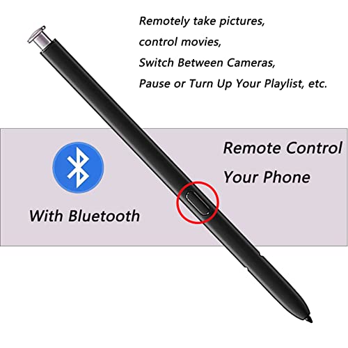 PCTC Lavender Galaxy S23 Ultra Stylus with Bluetooth Replacement for Samsung Galaxy S23 Ultra 5G S Pen Purple - Image 3