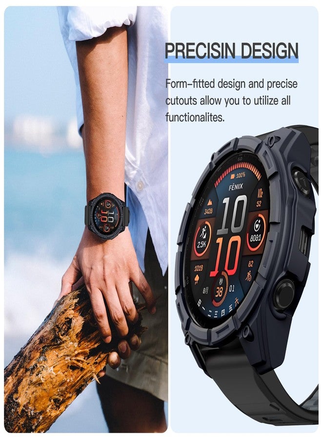 OVERSTEP Case Cover Compatible with Garmin Fenix 8 51mm Solar, Anti Drop Replacement Bumper Cases Smart Watch Accessories - Image 5