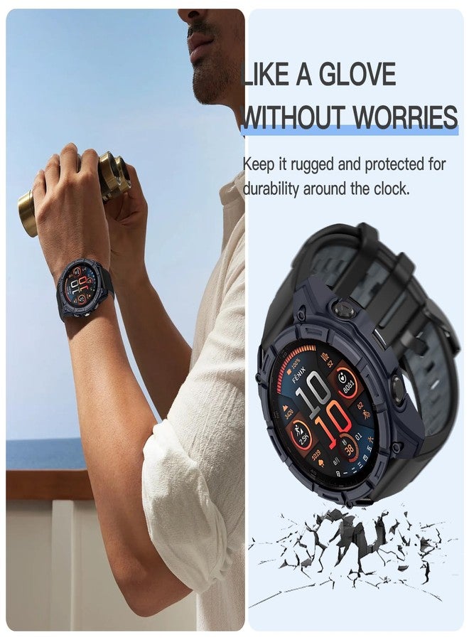OVERSTEP Case Cover Compatible with Garmin Fenix 8 51mm Solar, Anti Drop Replacement Bumper Cases Smart Watch Accessories - Image 3