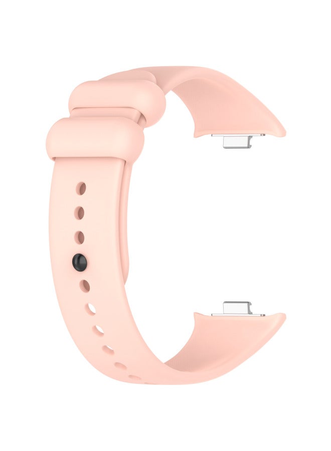 Loquat For Mi Band 8pro Silicone Strap Mi Band 8pro Skin Friendly High-end Silicone Strap-Color:shallow Powder  - Image 1