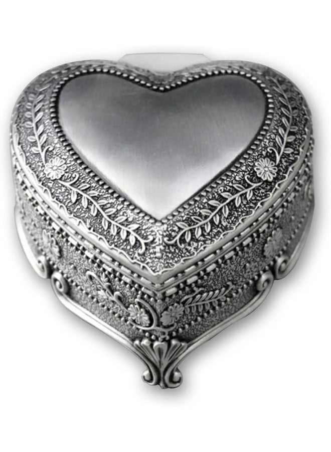 BinkeGG Play [ Davy Jones (Pirates of The Caribbean) ] Tin Alloy Heart Shape Wind up Musical Box with Sankyo Musical Movement  - Image 1